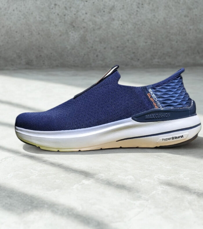 Skechers Slip-Ins: Max Cushioning Hyper Burst Navy Blue