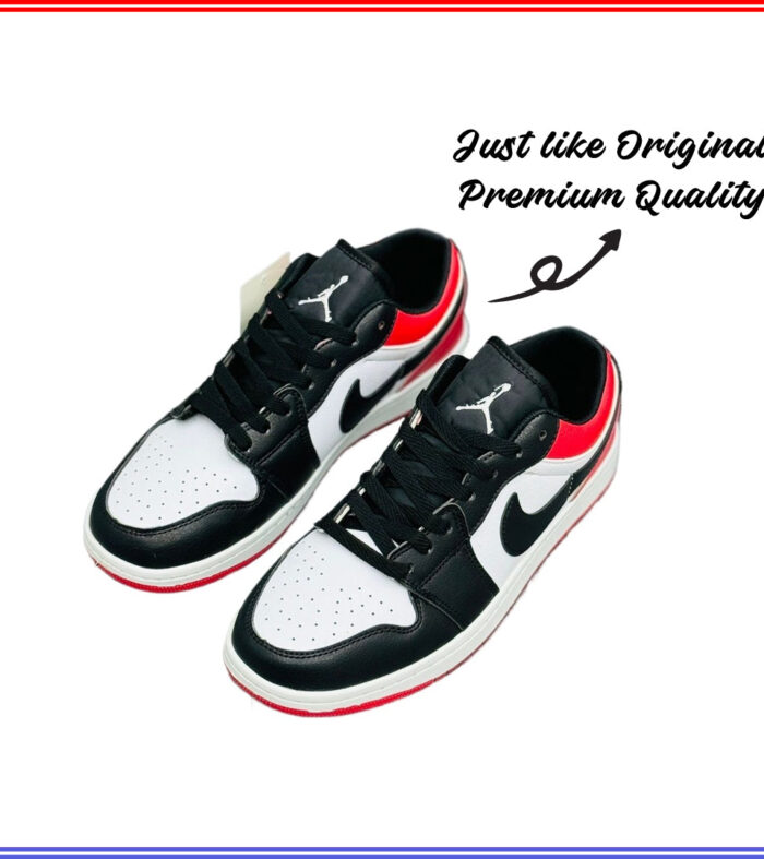 Jordan Low Top Red Black White