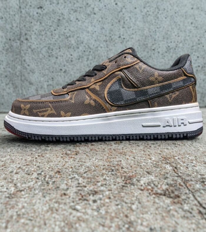 Louis Vuitton x Nike Air Force 1 Brown