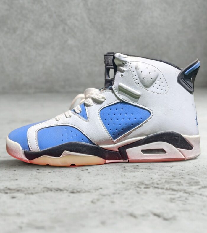 NIK JDN 6 RETRO Blue and White Shoes