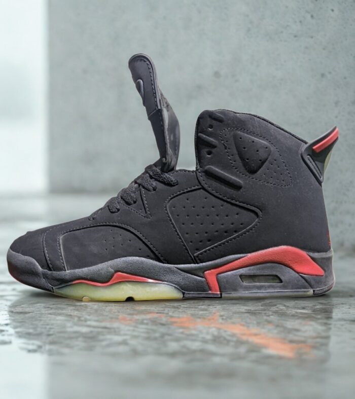 NIK JDN 6 RETRO Black and Red Shoes